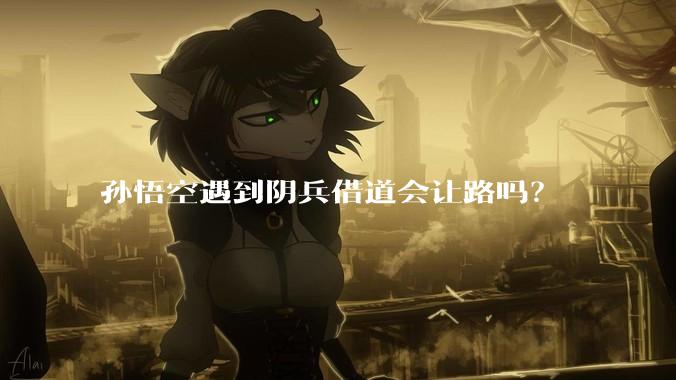 孙悟空遇到阴兵借道会让路吗？