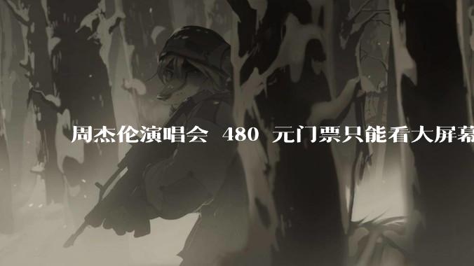 周杰伦演唱会 480 元门票只能看大屏幕，这个价格合理吗？你能接受演唱会现场看不到***吗？