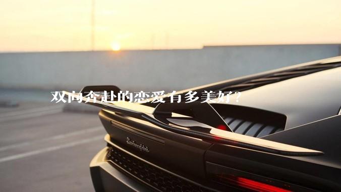 双向奔赴的恋爱有多美好？